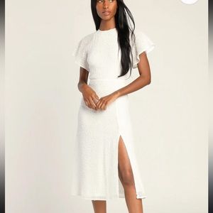 Lulus white dress